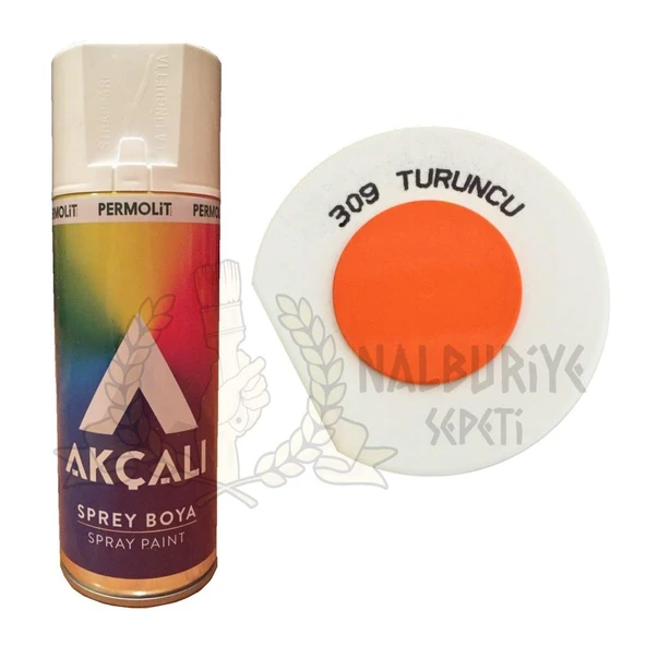 Akçalı Akrilik Sprey Boya TURUNCU 400 ml - 309 ürün görseli 1