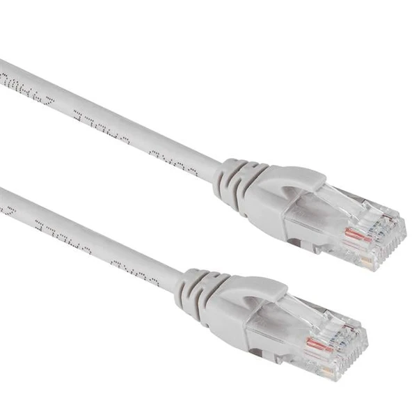 Powermaster PM-27148 Gri 3 Metre Cat 5 Ethernet Network Kablosu ürün görseli 1