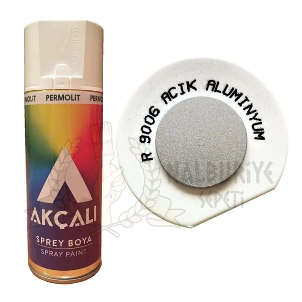 Akçalı Akrilik Sprey Boya AÇIK ALÜMİNYUM 400 ml - RAL9006 ürün görseli 1