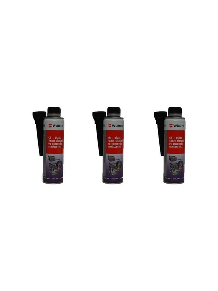 Würth Cr-Dizel Enjektör Temizlik-Performans İyileştirici 3 Adet ürün görseli 1
