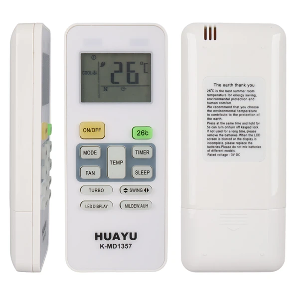 Huayu K-MD1357 Üniversal Midea Akıllı Klima Kumandası ürün görseli 1