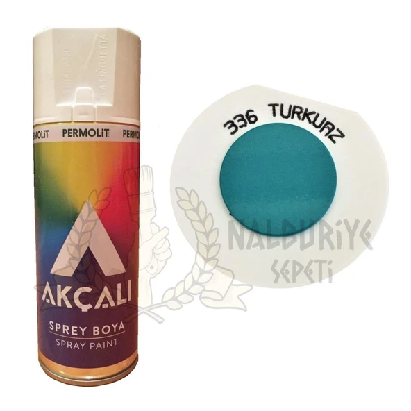 Akçalı Akrilik Sprey Boya TURKUAZ 400 ml - 336 ürün görseli 1