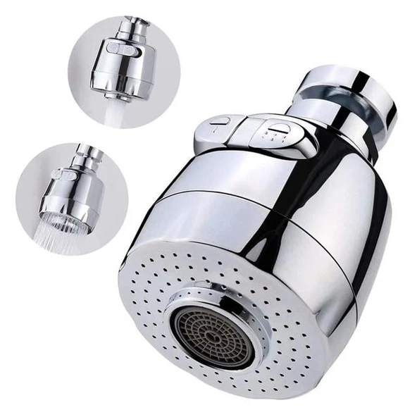 Sunup SN-27114 2 Kademeli Tasarruflu Musluk Başlığı 360 Derece ürün görseli 1
