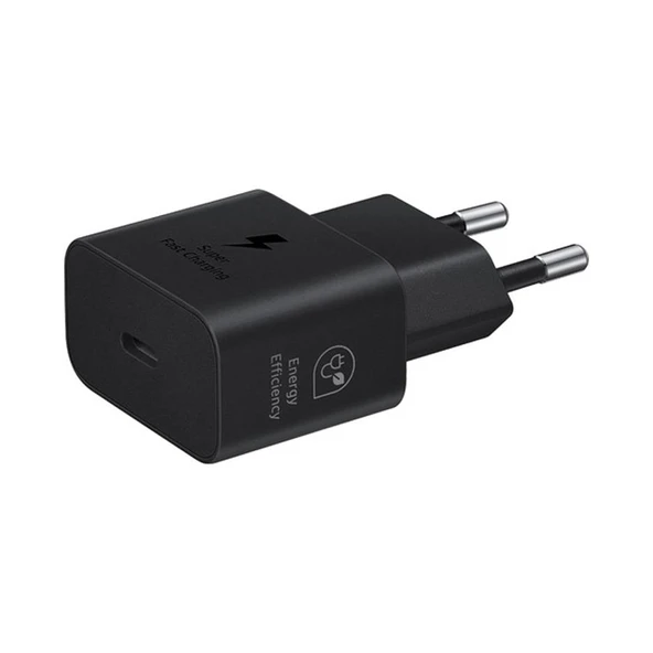 Samsung EP-T2510N 25 W Type-C Hızlı Şarj Adaptörü Siyah ürün görseli 1