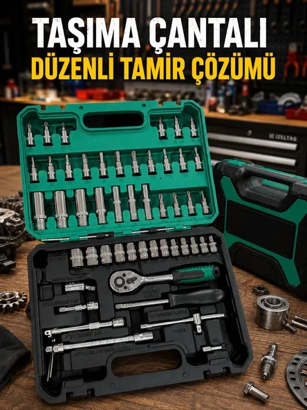 53 Parça Çok Amaçlı Lokma Anahtar Seti ürün görseli 1