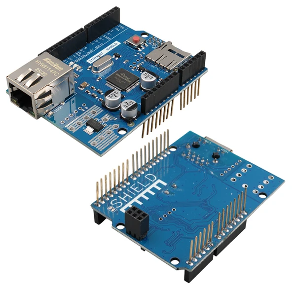 Arduino W5100 Ethernet Shield Ve Micro SD Kart Modülü - Resim 2