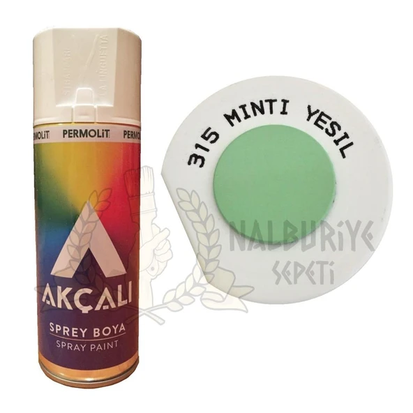 Akçalı Akrilik Sprey Boya MİNT YEŞİL 400 ml - 315 ürün görseli 1