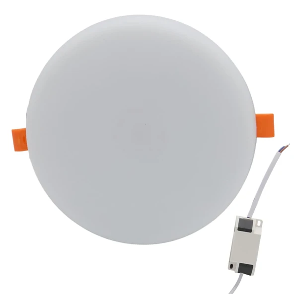 LEDX AL-AY24 24 Watt 2800 Lümen Genişlik Ayarlı Hareketli Raylı Yuvarlak Sıva Altı LED Panel ürün görseli 1
