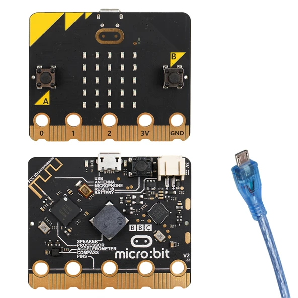 BBC Micro:Bit V2.22 Eğitim Ve Prototipleme Kartı ürün görseli 1