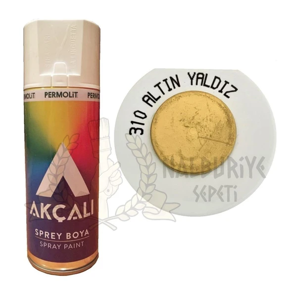 Akçalı Akrilik Sprey Boya ALTIN YALDIZ 400 ml - 310 ürün görseli 1