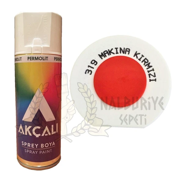 Akçalı Akrilik Sprey Boya MAKİNA KIRMIZI 400 ml - RAL2002 - 319 ürün görseli 1