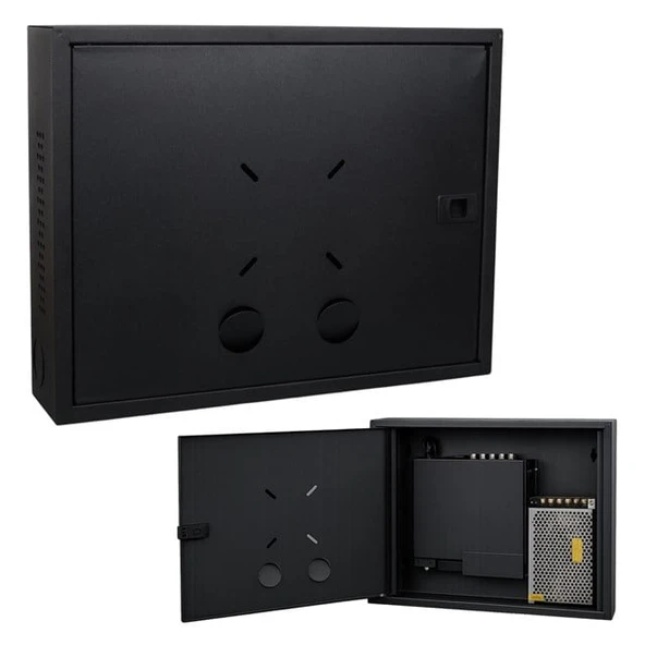 Fury 45X35x10cm Dik Tip Siyah DVR / NVR Güvenlik Kabini Pano ürün görseli 1
