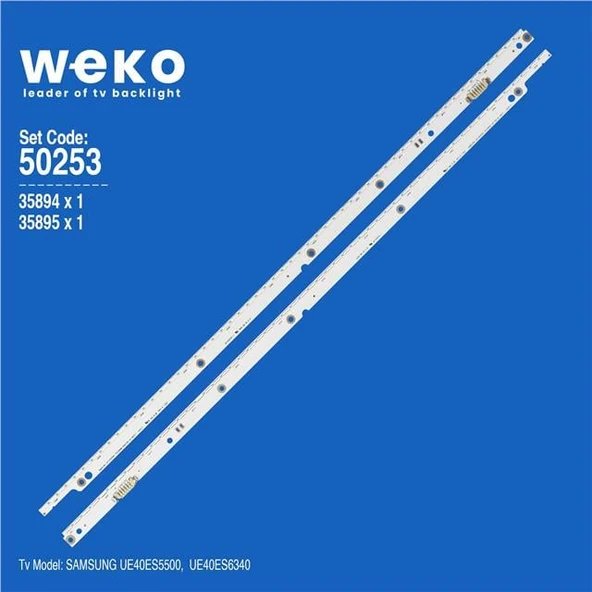 Samsung UE40ES5500 40'' İnç 2 Adet Tv Led Bar (Tvnizi açıp içindeki led barla birebir aynısı olduğunu görmeden almayınız. Sonrasında iade ALMAMAKTAYIZ.) ürün görseli 1