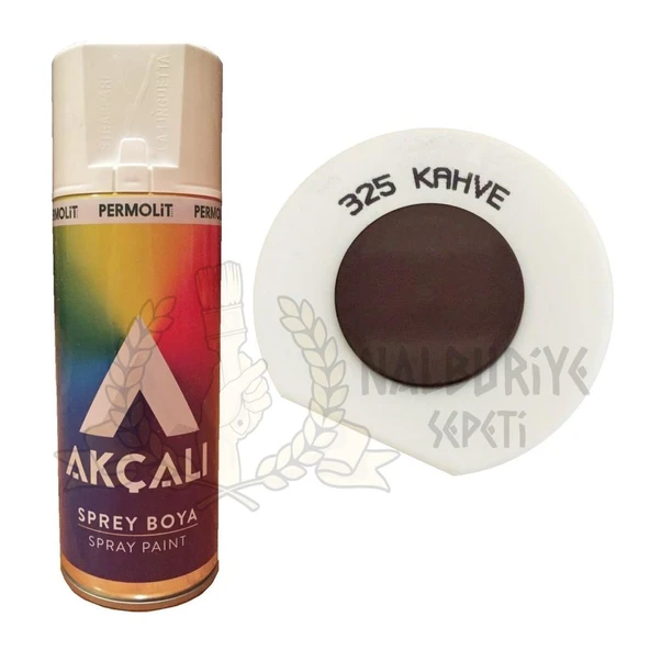 Akçalı Akrilik Sprey Boya KAHVE 400 ml - RAL8016 - 325 ürün görseli 1