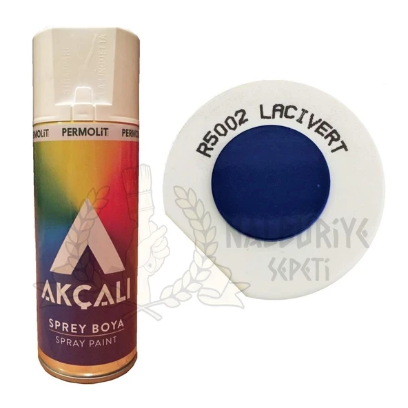 Akçalı Akrilik Sprey Boya LACİVERT 400 ml - RAL5002 ürün görseli 1