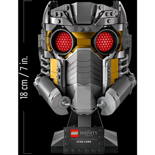 LEGO 76251 Star-Lord's Helmet Set - Resim 4