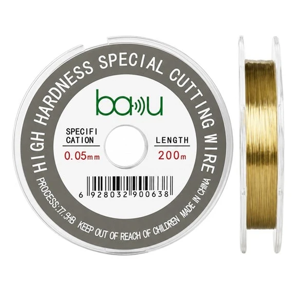 Baku 0.05Mm 200 Metre Yüksek Mukavemetli Profesyonel LCD Ekran Ayırma Çelik Teli ürün görseli 1