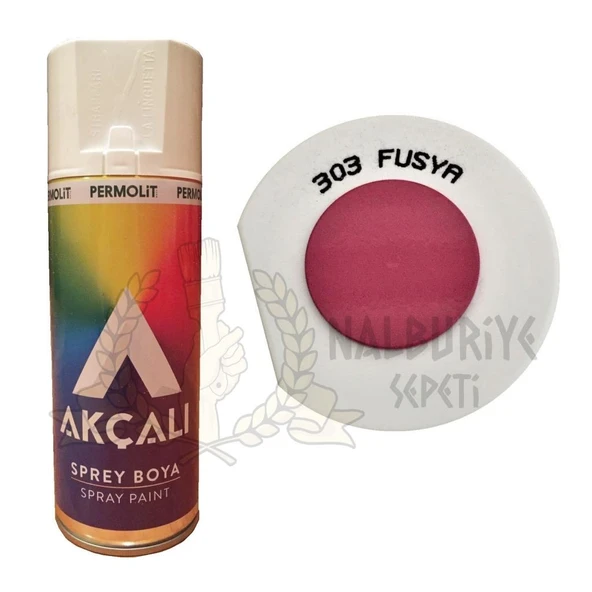 Akçalı Akrilik Sprey Boya FUŞYA PEMBE 400 ml - 303 ürün görseli 1