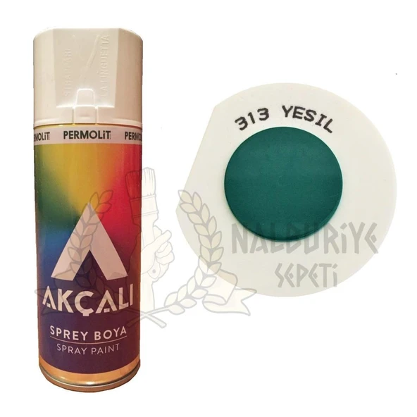 Akçalı Akrilik Sprey Boya YEŞİL 400 ml - 313 ürün görseli 1