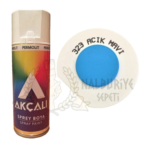 Akçalı Akrilik Sprey Boya AÇIK MAVİ 400 ml - 323 ürün görseli 1