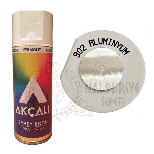 Akçalı Akrilik Sprey Boya ALÜMİNYUM GRİ 400 ml - 902 ürün görseli 1