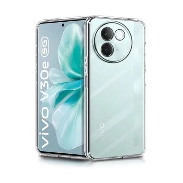 Vivo V30e Kılıf Lüx Şeffaf Silikon ürün görseli 1