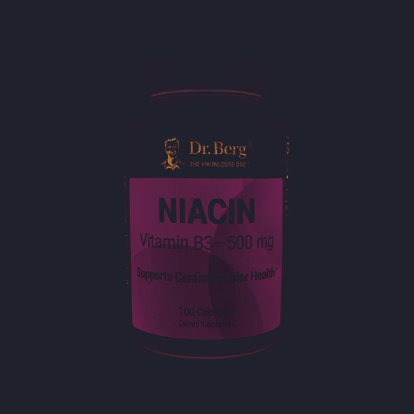 Dr.Berg Niacin Vitamin B3 125 mg 100 Capsules ürün görseli 1