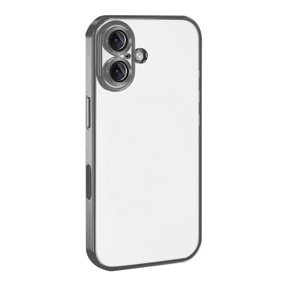 İphone 17 Lensli Silikon - Titan Gri - Resim 3