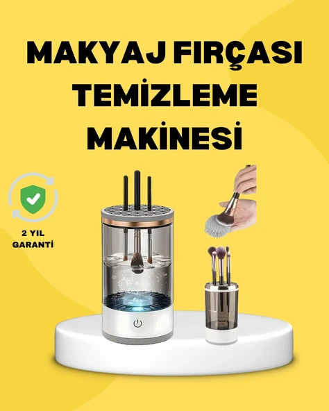 Tüm Boyutlara Uygun Otomatik Makyaj Fırçası Yıkama Cihazı ürün görseli 1