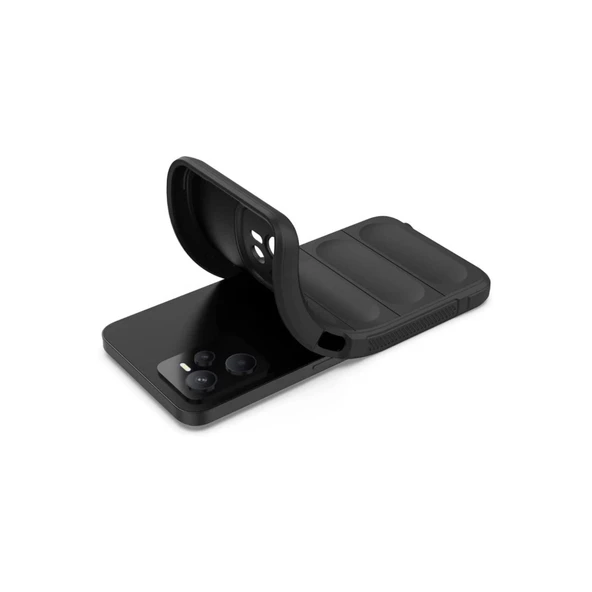 Realme C35 Kılıf Optimum Silikon - Siyah - Resim 5