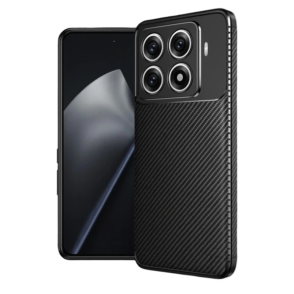 Mi 15t Pro Auto Focus Karbon Kapak - Siyah ürün görseli 1