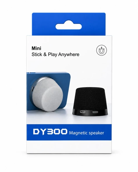 Taşınabilir Mini Bluetooth Hoparlör Mıknatıs Özellikli Yüksek Net Ses ürün görseli 1