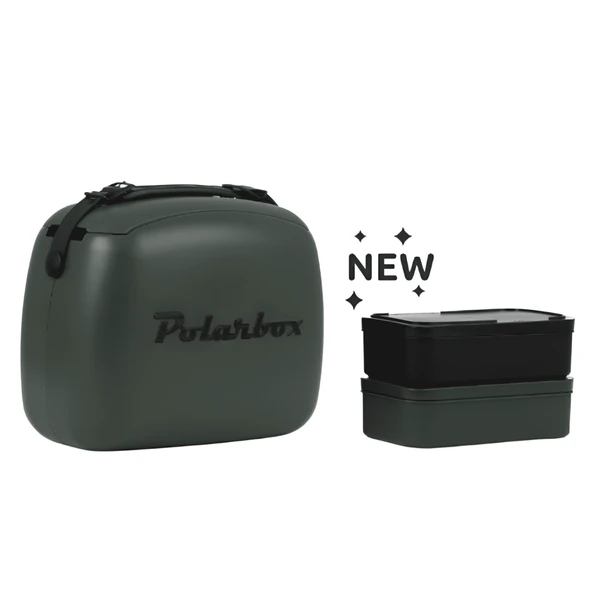 Polarbox Cooler 6 LT - VERDE FOREST - SİYAH Yemek Termosu Çift Katman ürün görseli 1