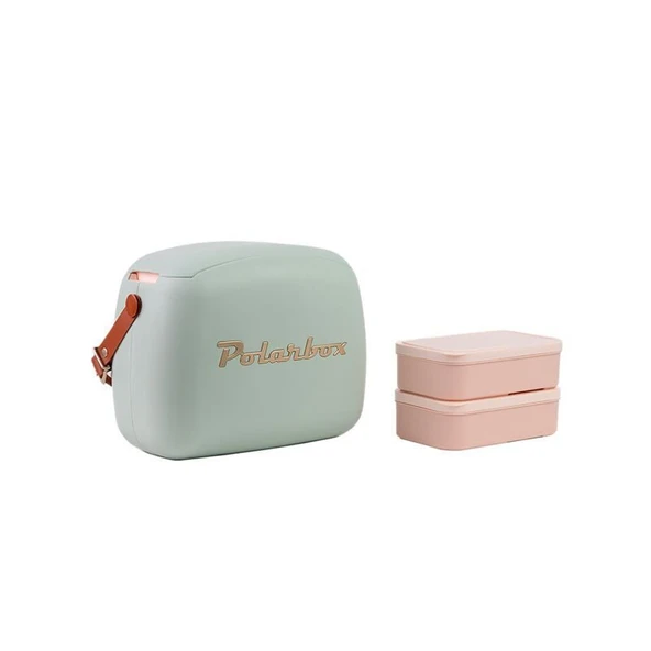 Polarbox Cooler 6 LT - Matcha Gold Yemek Termosu Çift Katman ürün görseli 1