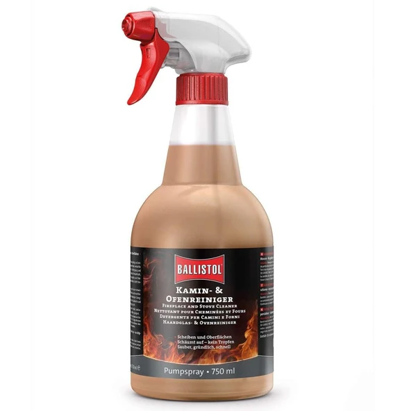 Ballistol Kamofix Şömine, Soba ve Izgara Temizleyici Sprey 750ml ürün görseli 1