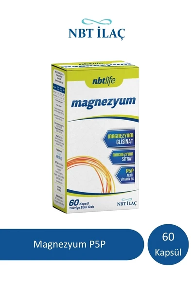 NBT Life Magnezyum P5P 60 Kapsül ürün görseli 1