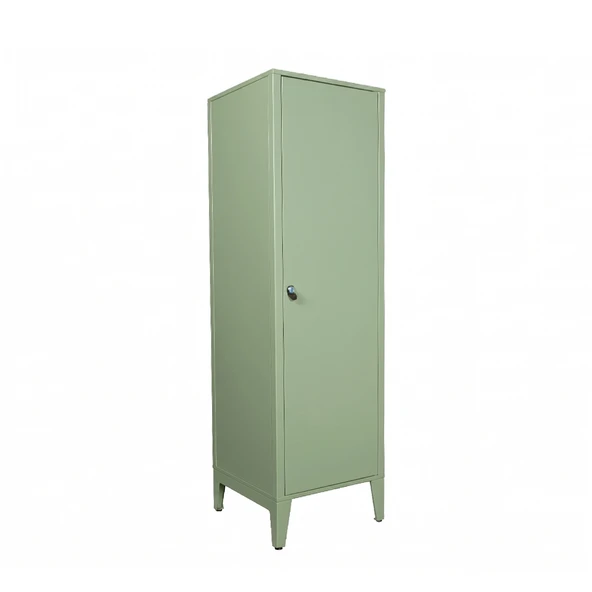 Alfafonet Ziglat Serisi Kilitli Metal Home Office Dolabı %70 Perfore Kapaklı Antrasit Gri (RAL 7016) 450x1500x450 mm ürün görseli 1