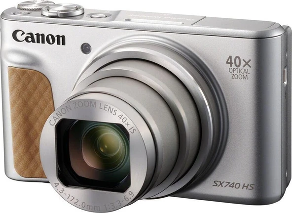 Canon PowerShot SX740 HS Dijital Kamera (Silver) ürün görseli 1