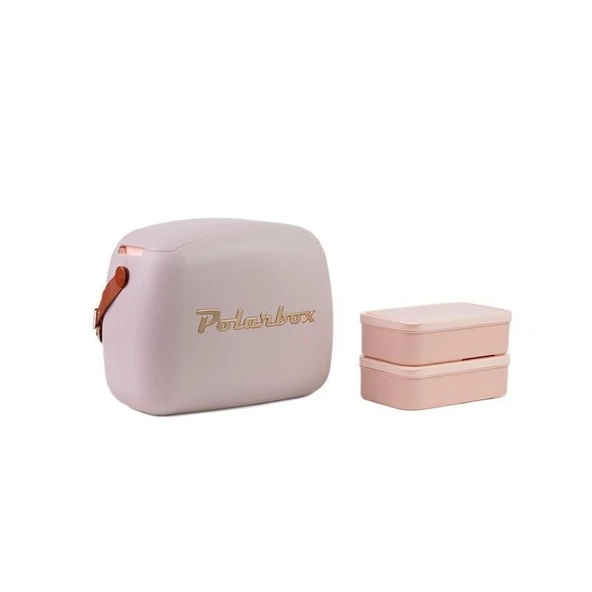 Polarbox Cooler 6 LT - Perla Gold Yemek Termosu Çift Katman ürün görseli 1