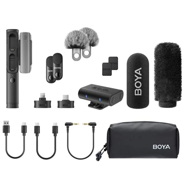 BOYA Magic Al-Powered Transformable Mini Wireless Mikrofon - SKU02 ürün görseli 1