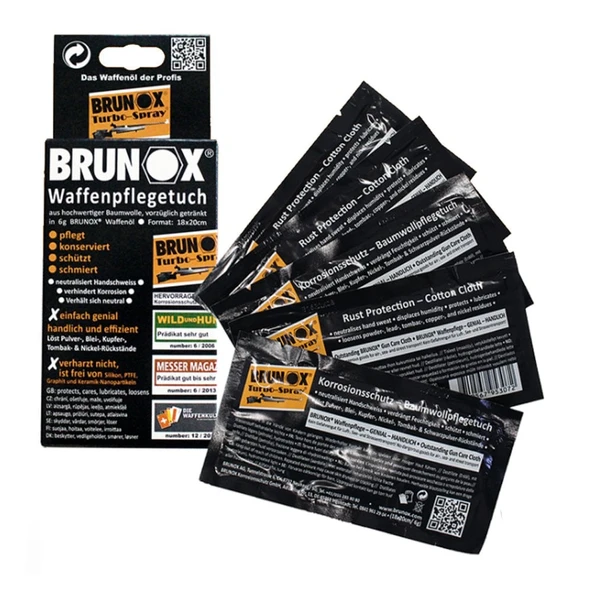 Brunox Silah Bakım Mendili 5'li Paket ürün görseli 1