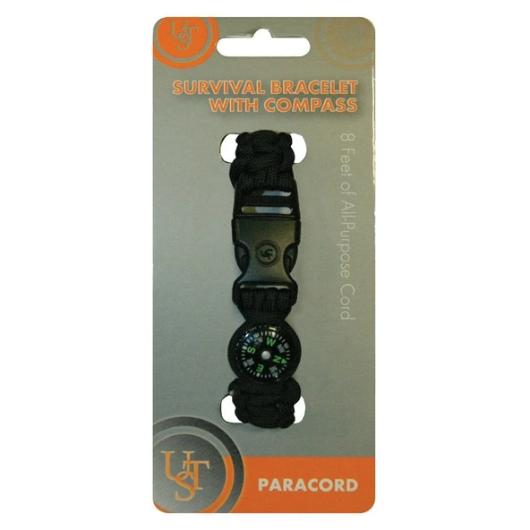 UST Pusulalı Paracord Survival Bileklik ürün görseli 1