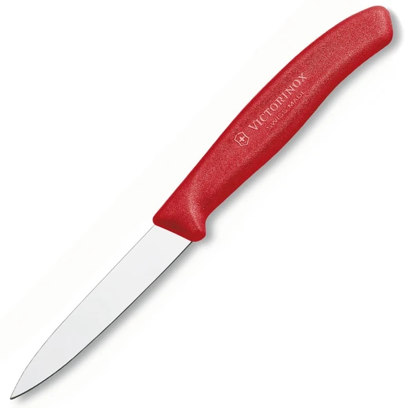 Victorinox Soyma Bıçağı Sivri Kırmızı 8cm 6.7601 ürün görseli 1