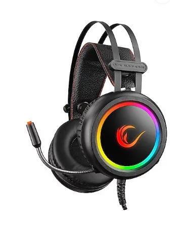 Rampage Stormy Siyah RGB 7.1 USB Kablolu Kulak Üstü Oyuncu Kulaklığı ürün görseli 1