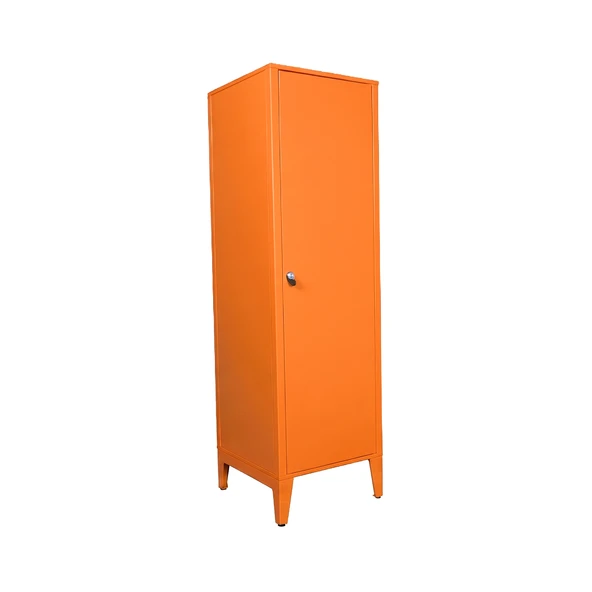 Alfafonet Ziglat Serisi Kilitli Metal Home Office Dolabı Metal Kapaklı Turuncu 450x1500x450 mm ürün görseli 1