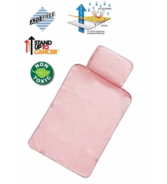 Sema Baby Pratik Alt Açma Minderi - Pembe ürün görseli 1