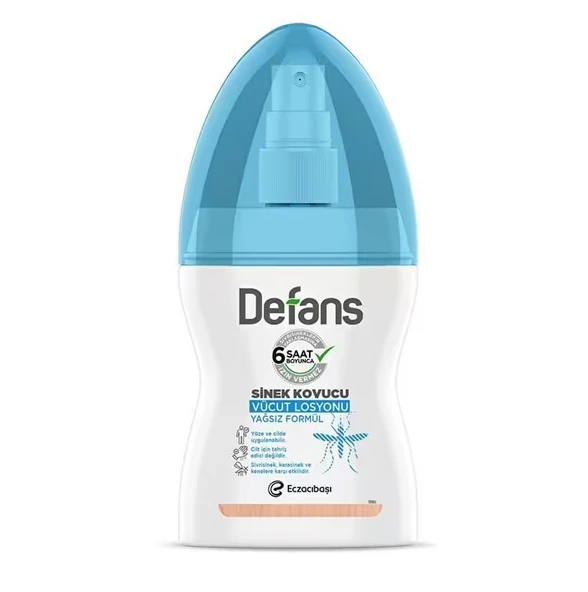 Defans Sinek Kovucu Vücut Losyonu Yağsız Formül 100 ml ürün görseli 1