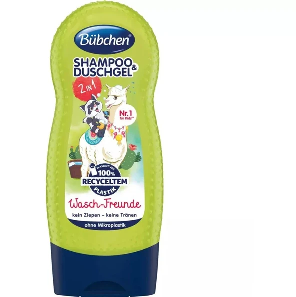 Bübchen Çocuk Şampuan&Duş Jeli 2 in 1 Wasch Friend 230 ml ürün görseli 1