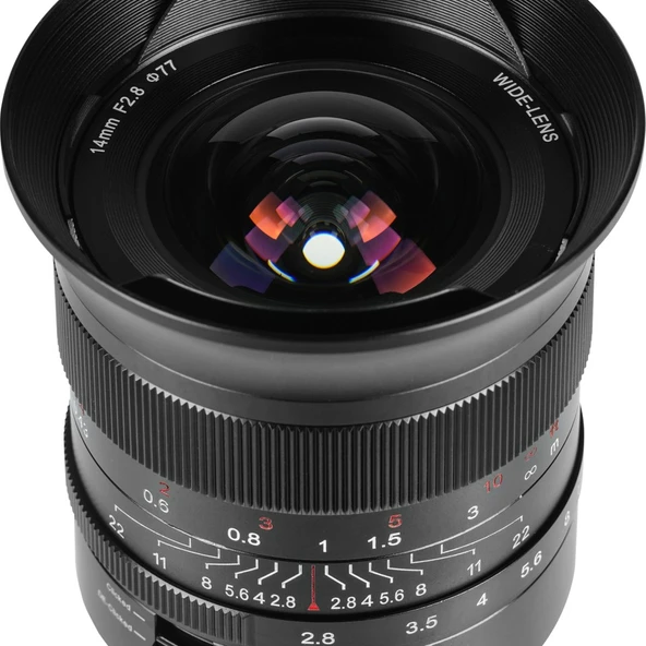 7Artisans 14mm F2.8 FullFrame Sony (E Mount)Lens - Resim 5