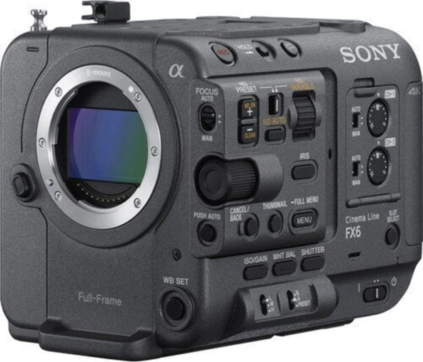 Sony Fx6 Full Frame 4K Sinema Kamerası ürün görseli 1